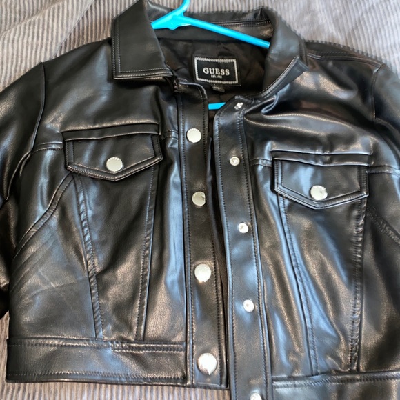 Guess Leather Jacket - Picture 1 of 3